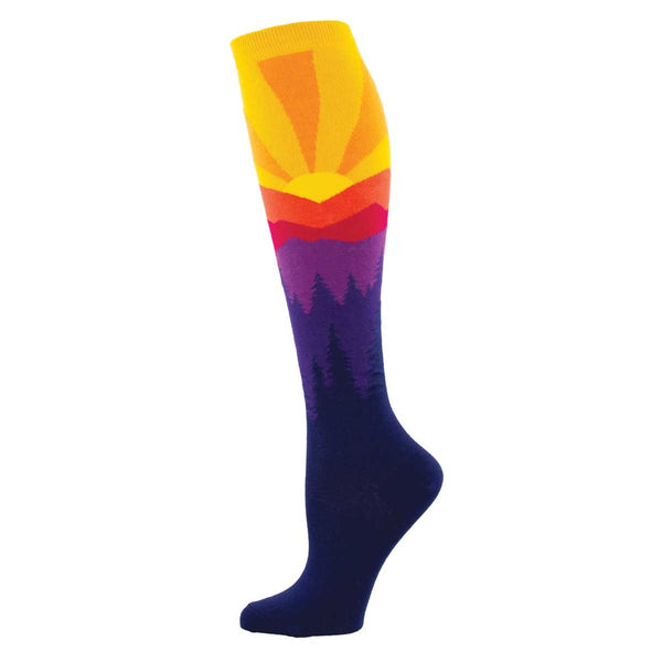 ZZNA-8/24_Women's Mountain Sun Knee High (Multi)