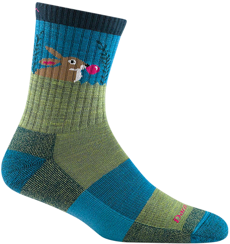 Kid's Micro Crew Bubble Bunny Jr. Lightweight Socks (Willow)