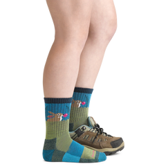 Kid's Micro Crew Bubble Bunny Jr. Lightweight Socks (Willow)