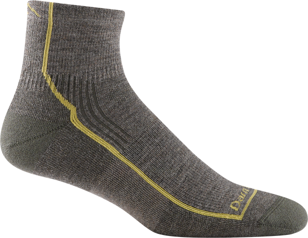 ZZ-NB_Men's Quarter Hiker Midweight Hiking Socks (Taupe)