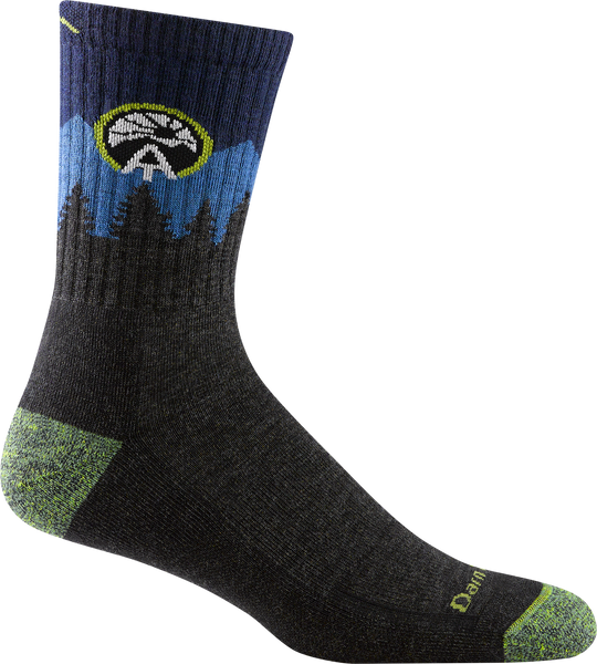 Men's Micro Crew ATC Micro Midweight Hiking Socks (Eclipse)