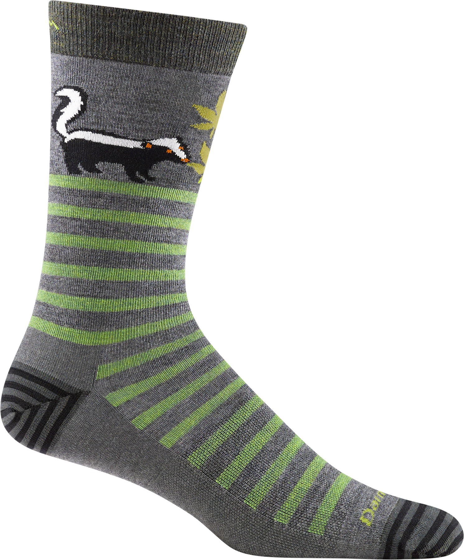 Men's Crew Animal Haus Lightweight Lifestyle Socks (Gray)