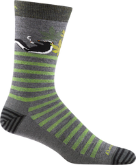 Men's Crew Animal Haus Lightweight Lifestyle Socks (Gray)