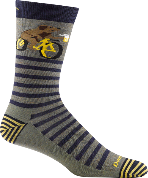 Men's Crew Animal Haus Lightweight Lifestyle Socks (Loden)
