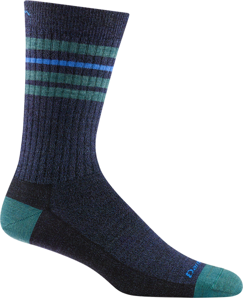 ZZNB_Men's Crew Letterman Lightweight Lifestyle Socks (Denim)