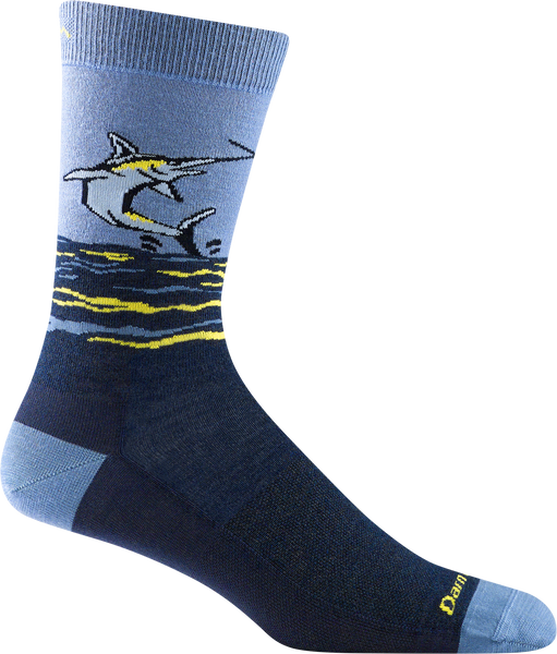 ZZ-NA_Men's Crew Tailwalker Lightweight Lifestyle Socks (Eclipse)