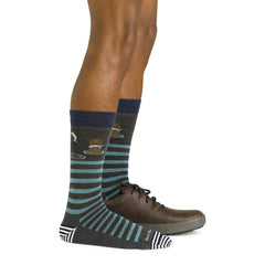 Men's Crew Animal Haus Lightweight Lifestyle Socks (Forest)