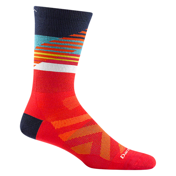 Men's Boot Lillehammer Nordic Lightweight Ski & Snowboard Socks (Red)