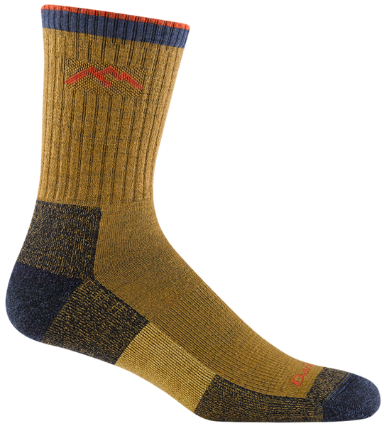Men's Micro Crew Hiker Midweight Hiking Socks (Sandstone)