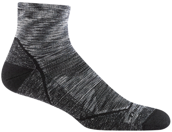 Men's Quarter Light Hiker Lightweight Hiking Socks (Space Gray)