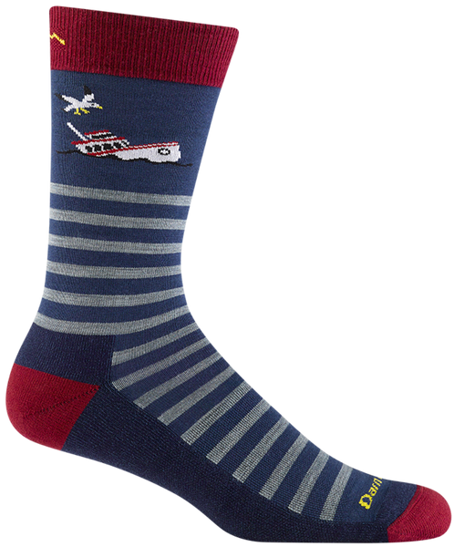 Men's Crew Wild Life Lightweight Lifestyle Socks (Storm)