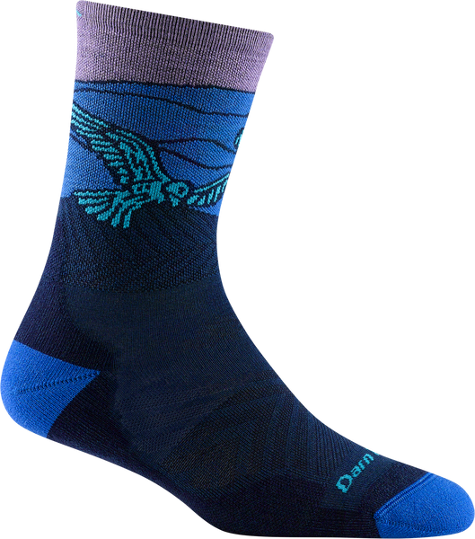 ZZ-NA_Women's Micro Crew Glide Ultra-Lightweight Running Socks (Midnight)