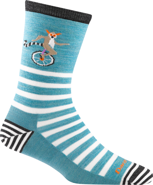 ZZ-NB_Women's Crew Animal Haus Lightweight Lifestyle Socks (Aqua)