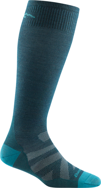 ZZ-NB_Women's Over-The-Calf RFL Ultra-Lightweight Ski & Snowboard Socks (Dark Teal)