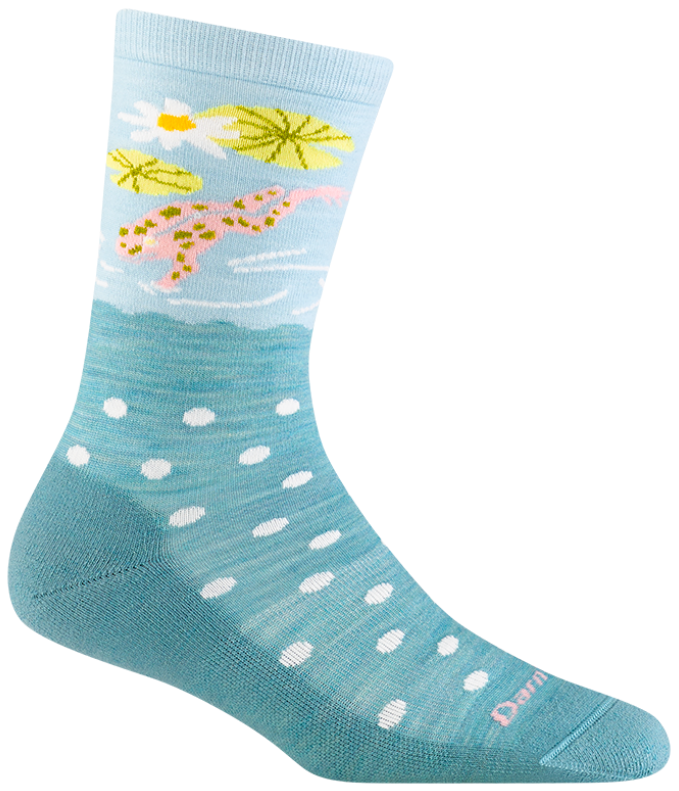 Women's Crew Wild Life Lightweight Lifestyle Socks (Aqua)