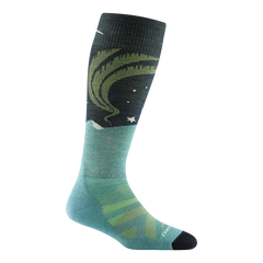 Women's Over-The-Calf Aurora Lightweight Ski & Snowboard Socks (Aqua)