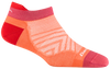 Women's No Show Tab Run Ultra-Lightweight Running Socks (Coral)