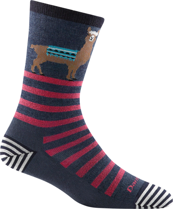 ZZ-NA_Women's Crew Animal Haus Lightweight Lifestyle Socks (Denim)