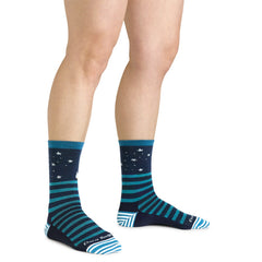 Women's Crew Animal Haus Lightweight Lifestyle Socks (Eclipse)