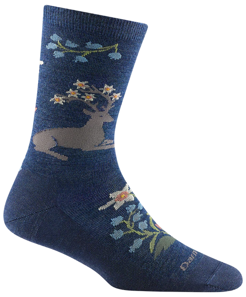 Women's Crew Fable Lightweight Lifestyle Socks (Denim)