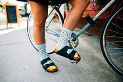 Women's Crew Sun Pedal Lightweight Lifestyle Socks (Glacier)