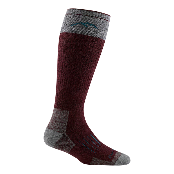 Women's Over-The-Calf Hunter Heavyweight Hunting Socks (Burgundy)