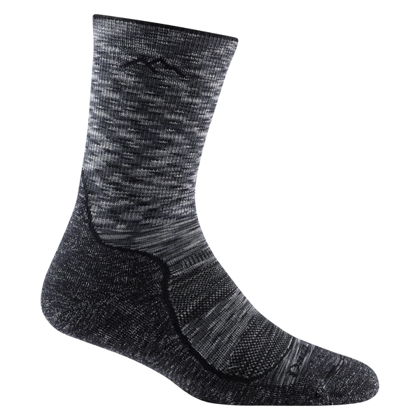 Women's Micro Crew Light Hiker Lightweight Hiking Socks (Space Gray)