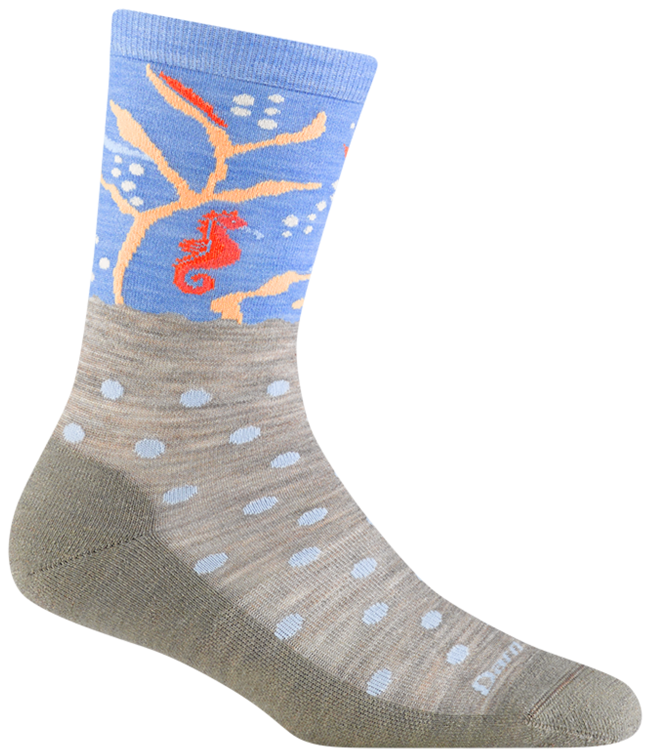 Women's Crew Wild Life Lightweight Lifestyle Socks (Shore)