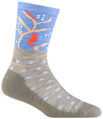 Women's Crew Wild Life Lightweight Lifestyle Socks (Shore)