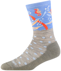 Women's Crew Wild Life Lightweight Lifestyle Socks (Shore)