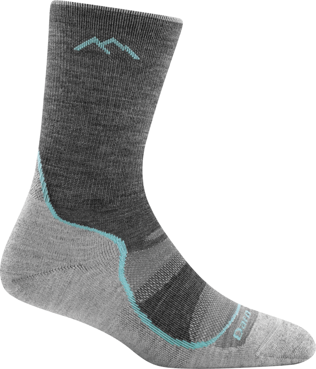 Women's Micro Crew Light Hiker Lightweight Hiking Socks (Slate)
