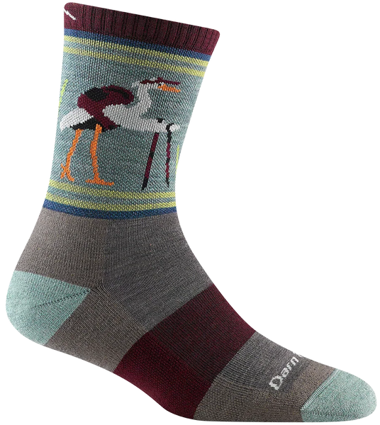 Women's Micro Crew Critter Club Lightweight Hiking Socks (Taupe)