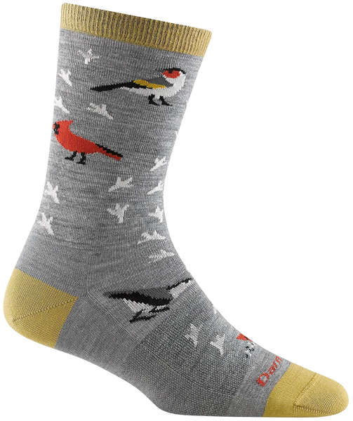 Women's Crew Twitterpated Lightweight Lifestyle Socks (Gray)