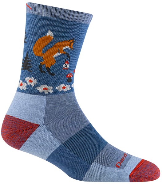 Women's Micro Crew Critter Club Lightweight Hiking Socks (Vapor)