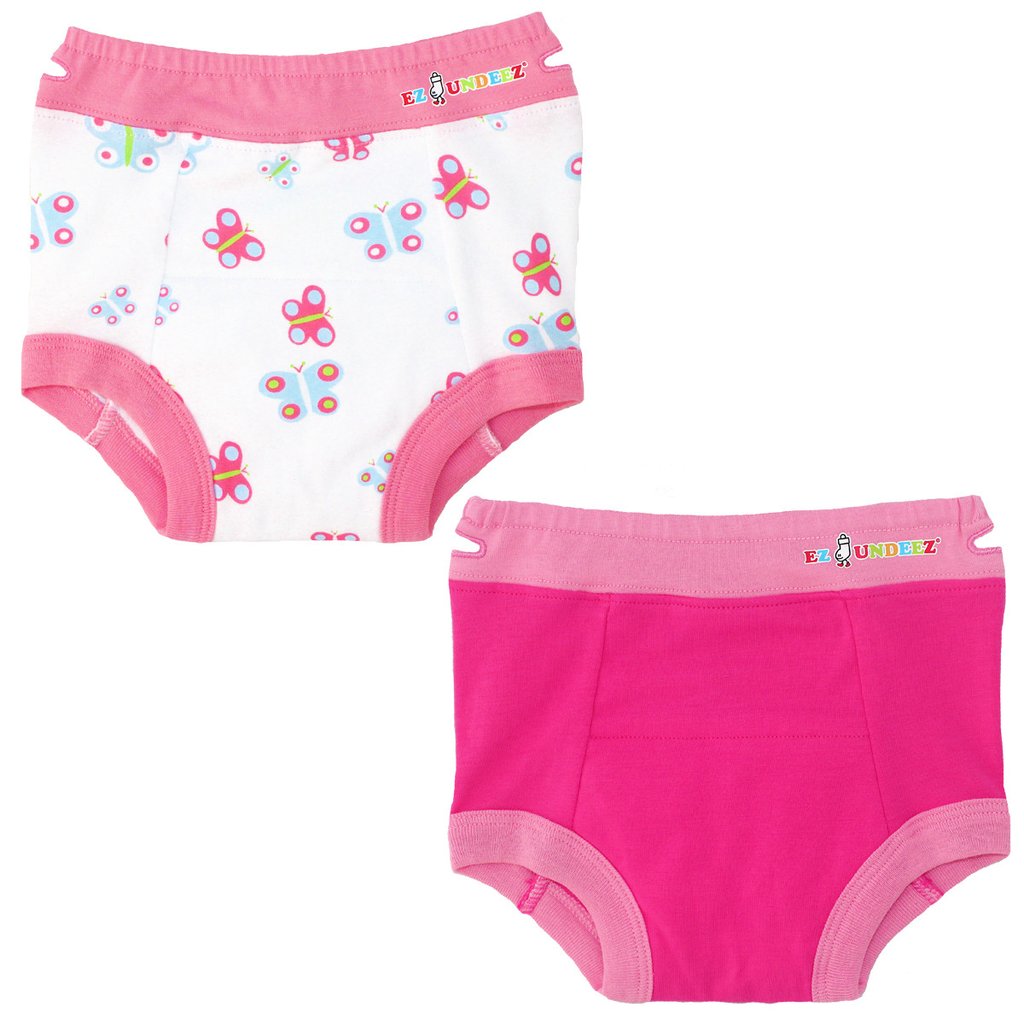 Girl's Butterfly Padded Training Underwear (2 Pack)