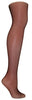 Women's Fishnet Texture Tights (Brown)