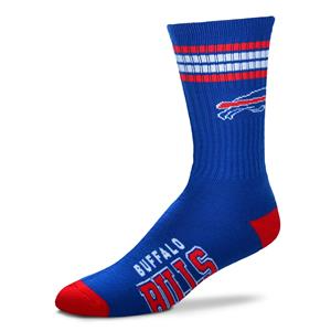 Buffalo Bills - 4 Stripe Deuce Crew (Large)