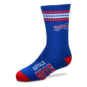 Kid's Buffalo Bills- 4 Stripe Deuce Crew