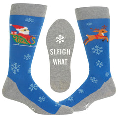 ZZNA_Men's Sleigh What Non Skid Crew