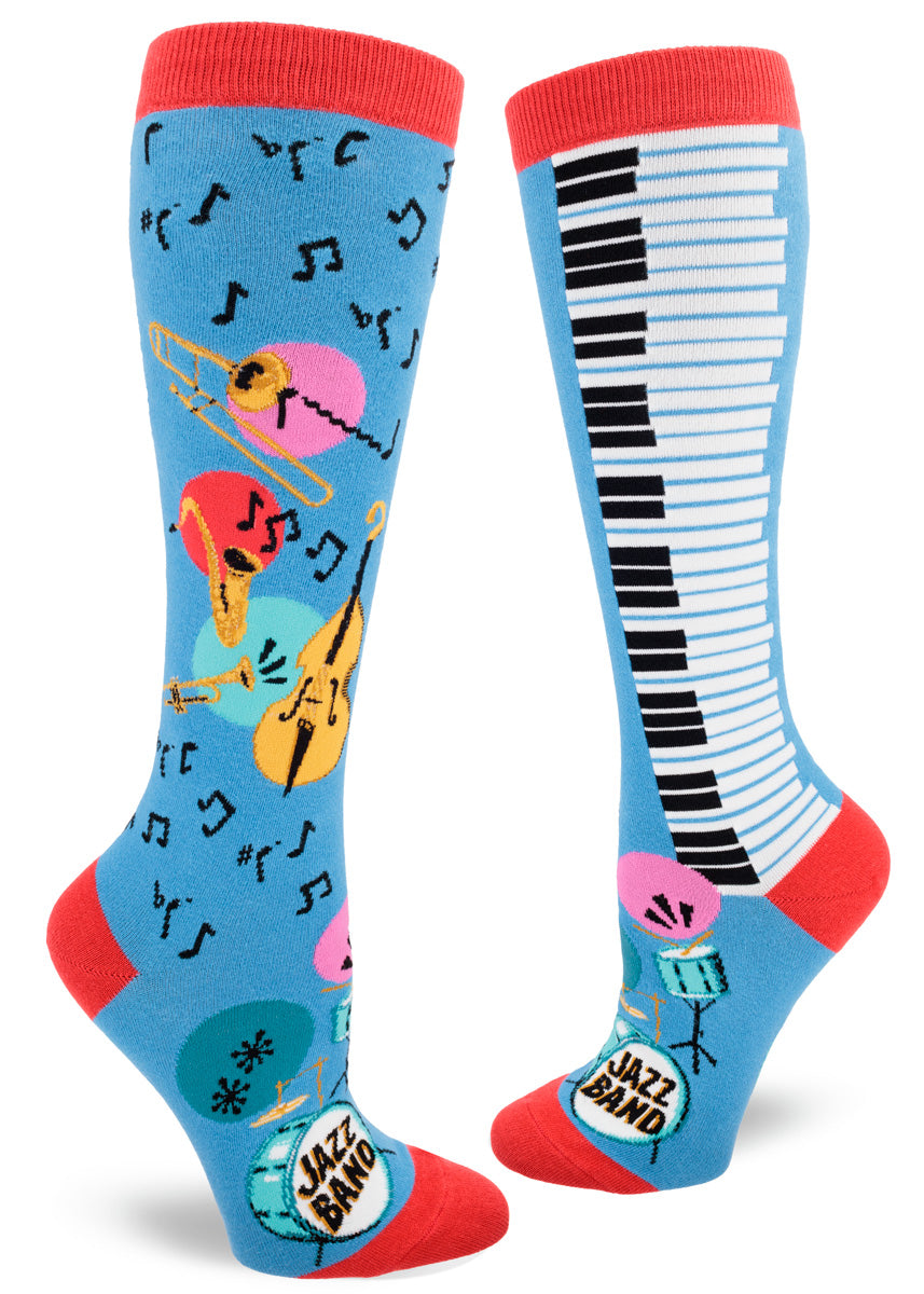 Women's Jazz Band Knee High (Wave)