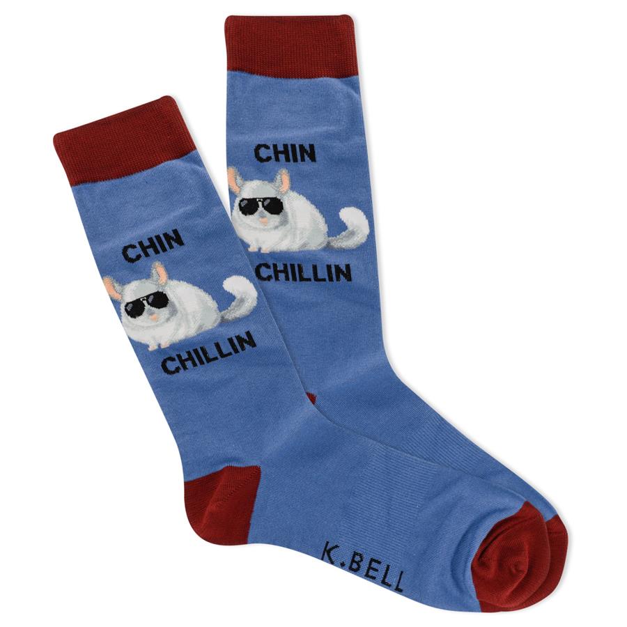 ZZNA-3/25_Men's Chin Chillin Crew (Dark Blue)