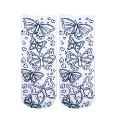 Coloring Butterfly Ankle