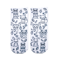 Coloring Woodland Animal Ankle