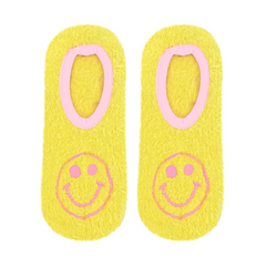Fuzzy Smile Slippers