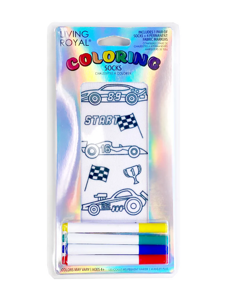 Coloring Race Car Ankle