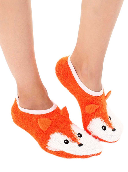Fuzzy Fox Slippers