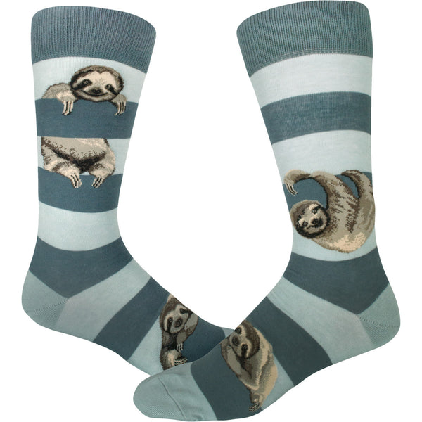 Men's Sloth Stripe Crew (Frost)