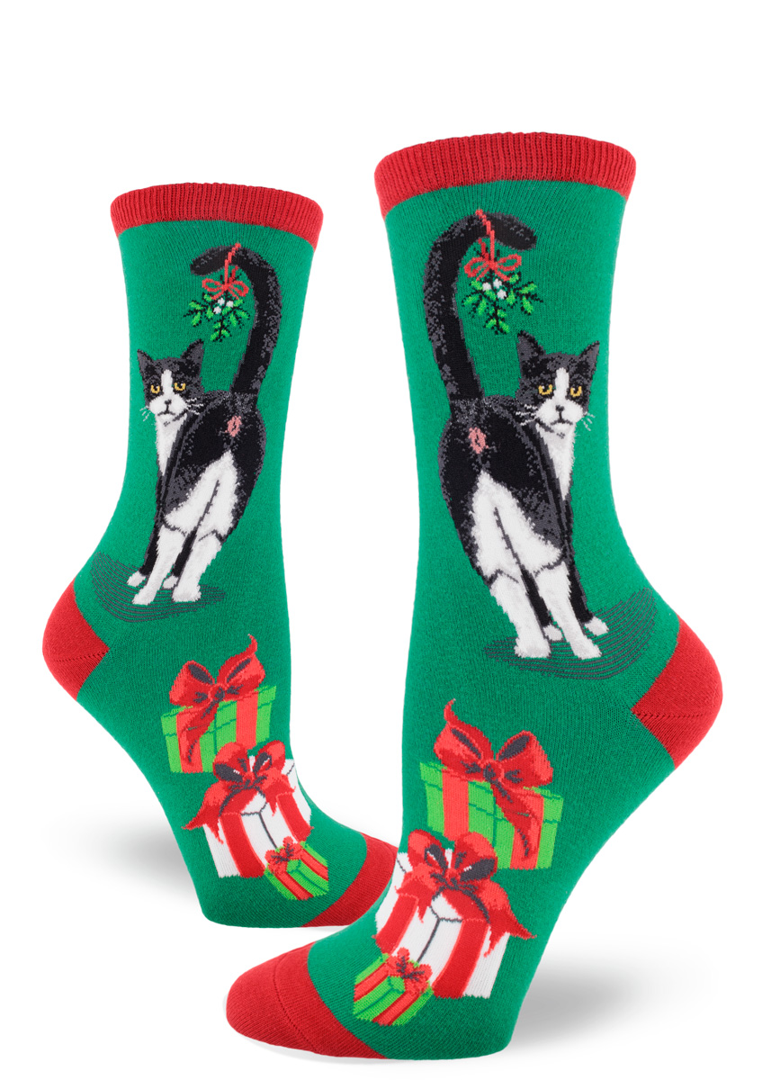 Women's Cat Butt Christmas (Jolly Green)