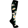 ZZNB-12/24_Women's Crazy For Daisies Knee High (Black)