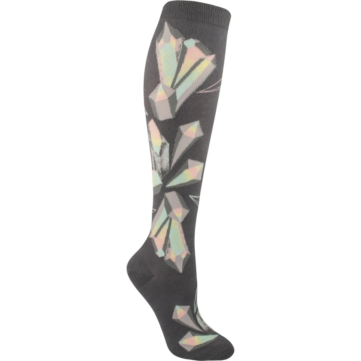 ZZNB-10/24_Women's Crystals Knee High (Iron)